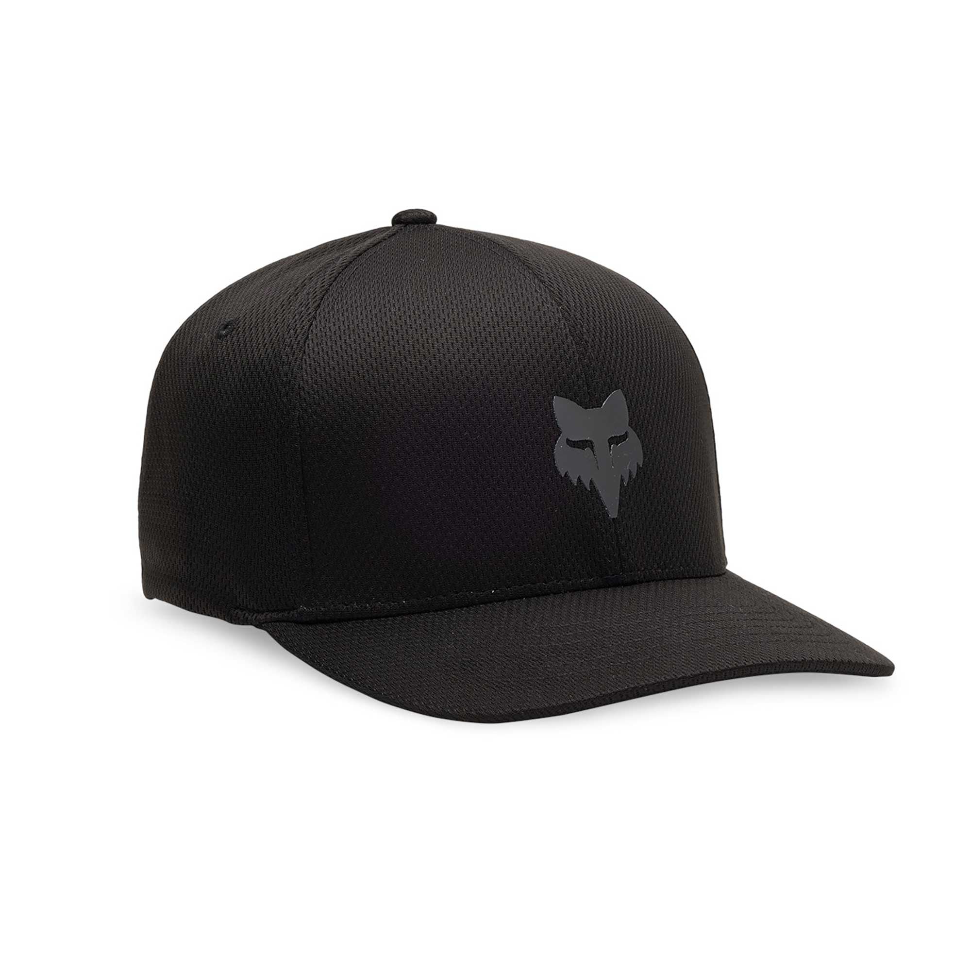 FOX Racing Mens Cap - FOX HEAD Tech Flexfit Hat (Black/Charcoal)