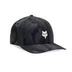 FOX Racing Mens Cap - FOX HEAD CAMO Tech Flexfit (Black Camo)