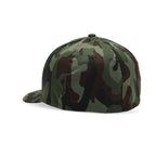 FOX Racing Mens Cap - FOX HEAD CAMO Tech Flexfit (Green Camo)