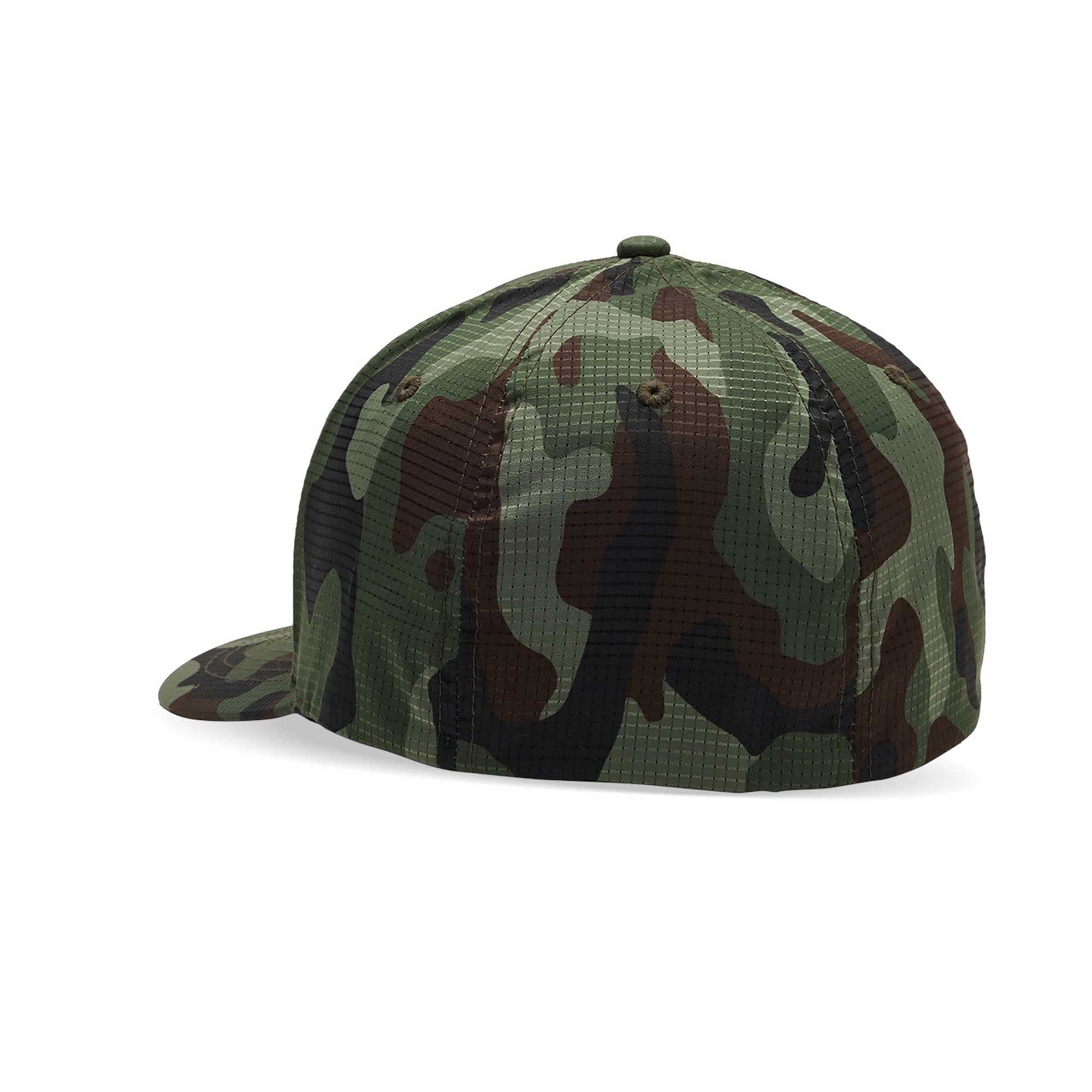 FOX Racing Mens Cap - FOX HEAD CAMO Tech Flexfit (Green Camo)