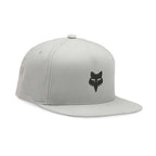 FOX Racing Mens Cap - FOX HEAD Snapback Hat (Steel Grey)