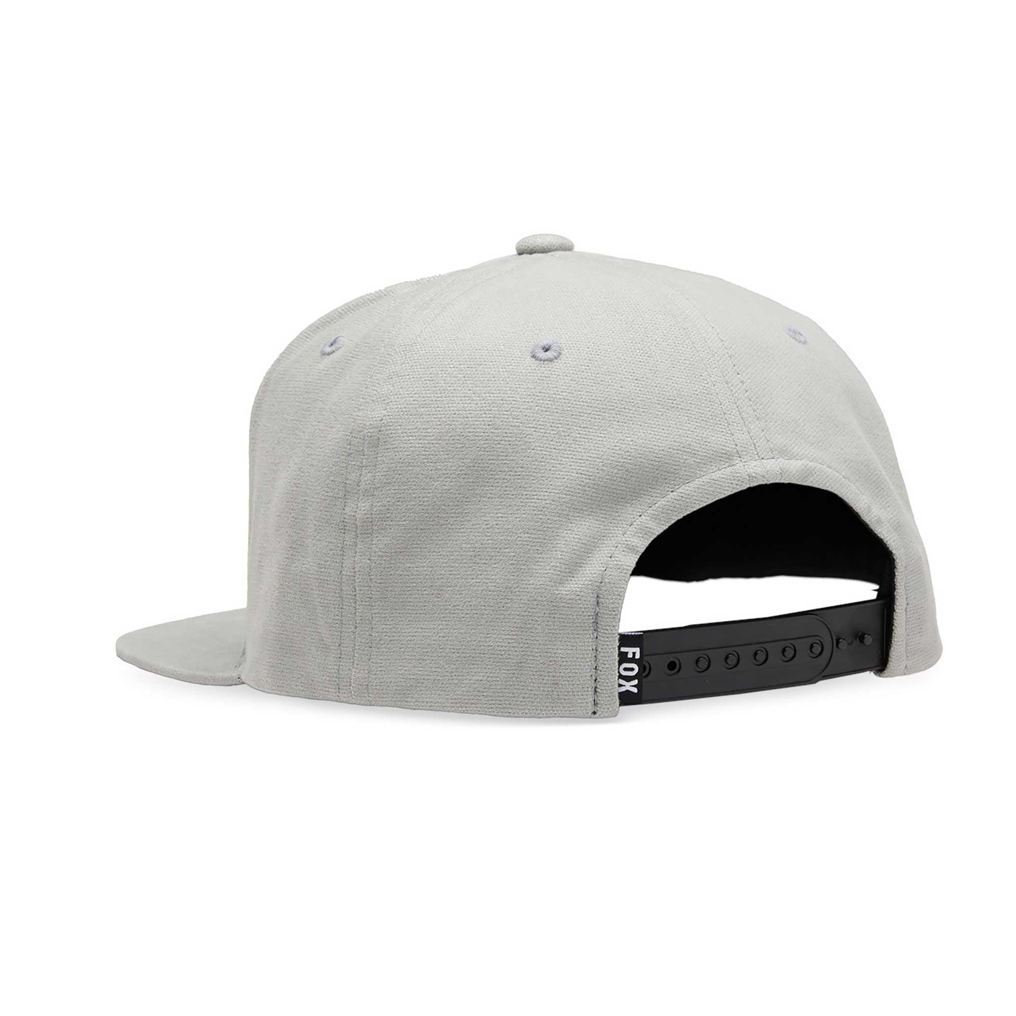 FOX Racing Mens Cap - FOX HEAD Snapback Hat (Steel Grey)