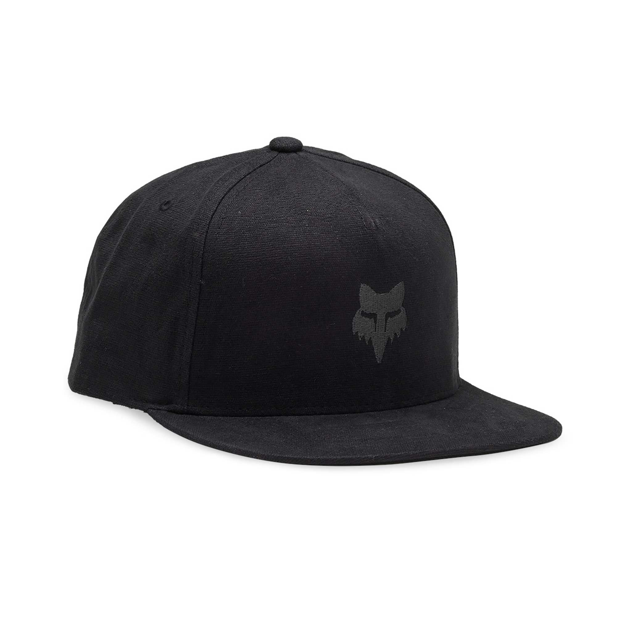 FOX Racing Mens Cap - FOX HEAD Snapback Hat (Black/Charcoal)