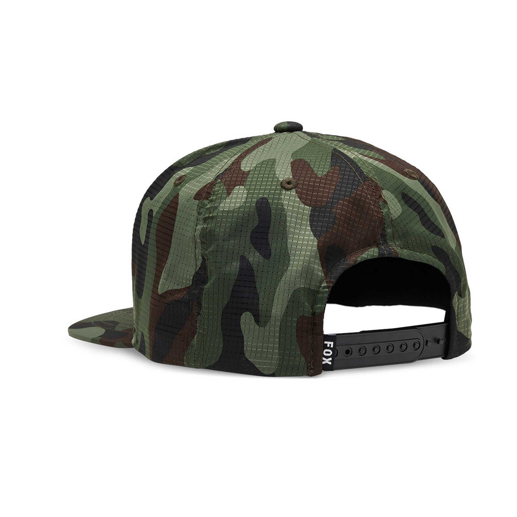 FOX Racing Mens Cap - FOX HEAD CAMO Tech Snapback (Green Camo)