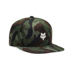 FOX Racing Mens Cap - FOX HEAD CAMO Tech Snapback (Green Camo)