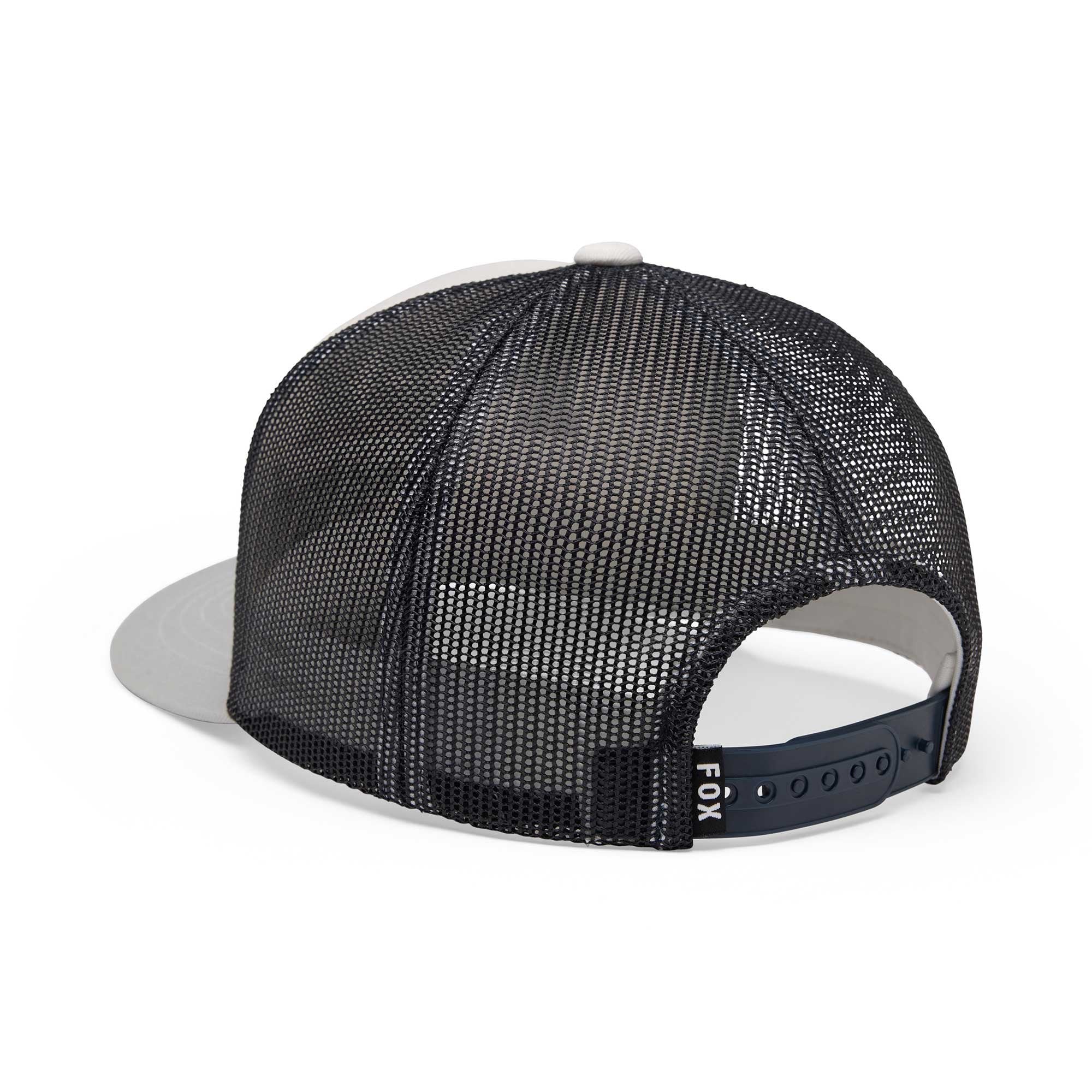FOX Racing Youth Cap - CHECKER Mesh Trucker Hat (White)