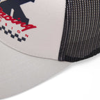 FOX Racing Youth Cap - CHECKER Mesh Trucker Hat (White)