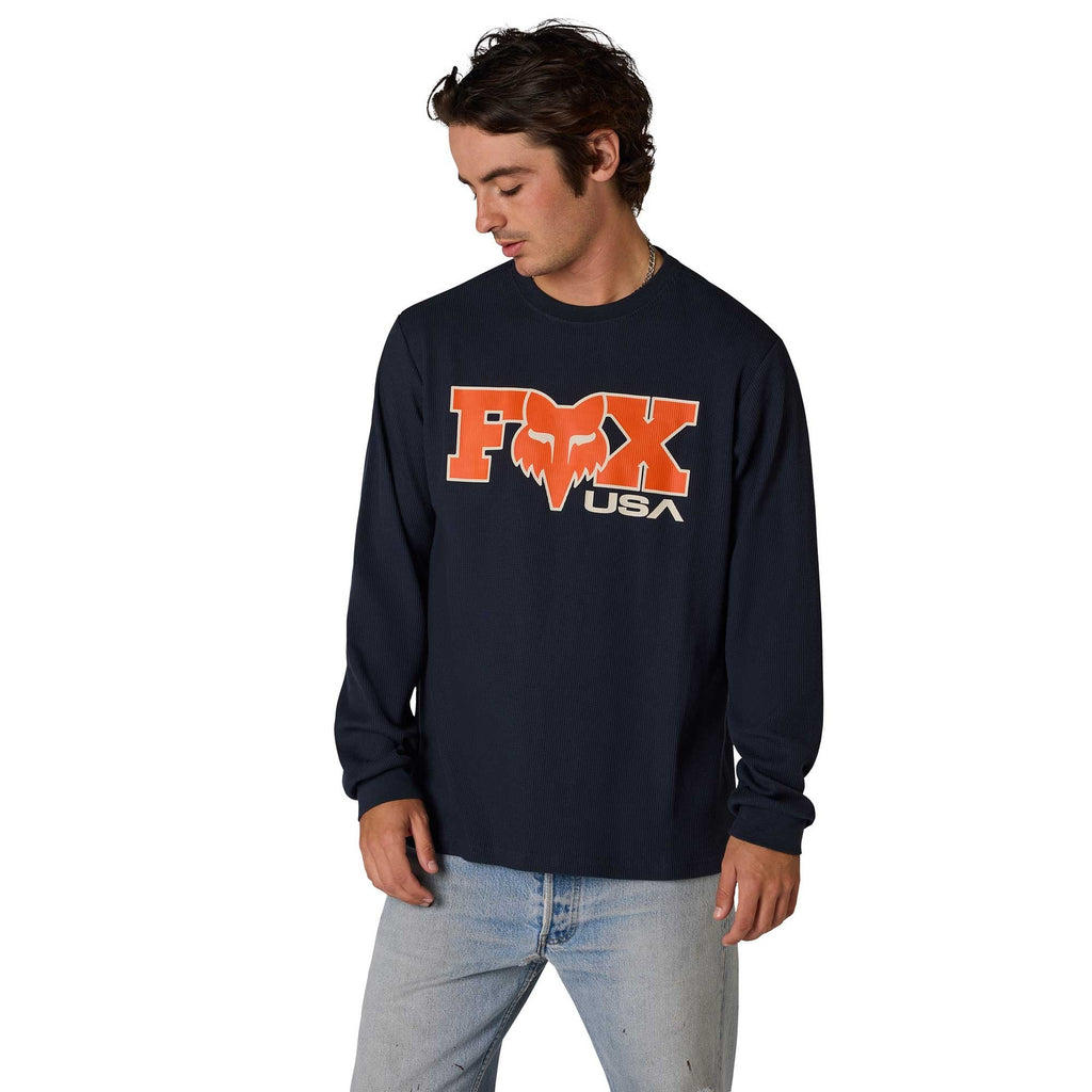 FOX Racing Mens T-Shirt - CIRCA 74 Thermal LS TEE (Midnight)