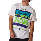 FOX Racing Mens T-Shirt - HARDCORE 195 Original SS TEE (White)
