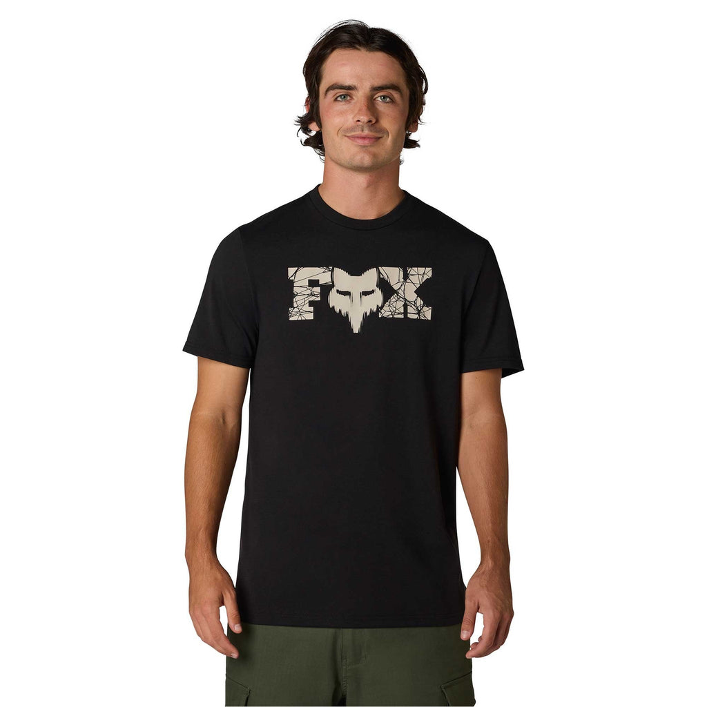 FOX Racing Mens T-Shirt - DIFFUSE DRI-Release SS TEE (Black)