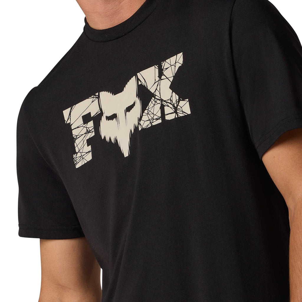 FOX Racing Mens T-Shirt - DIFFUSE DRI-Release SS TEE (Black)