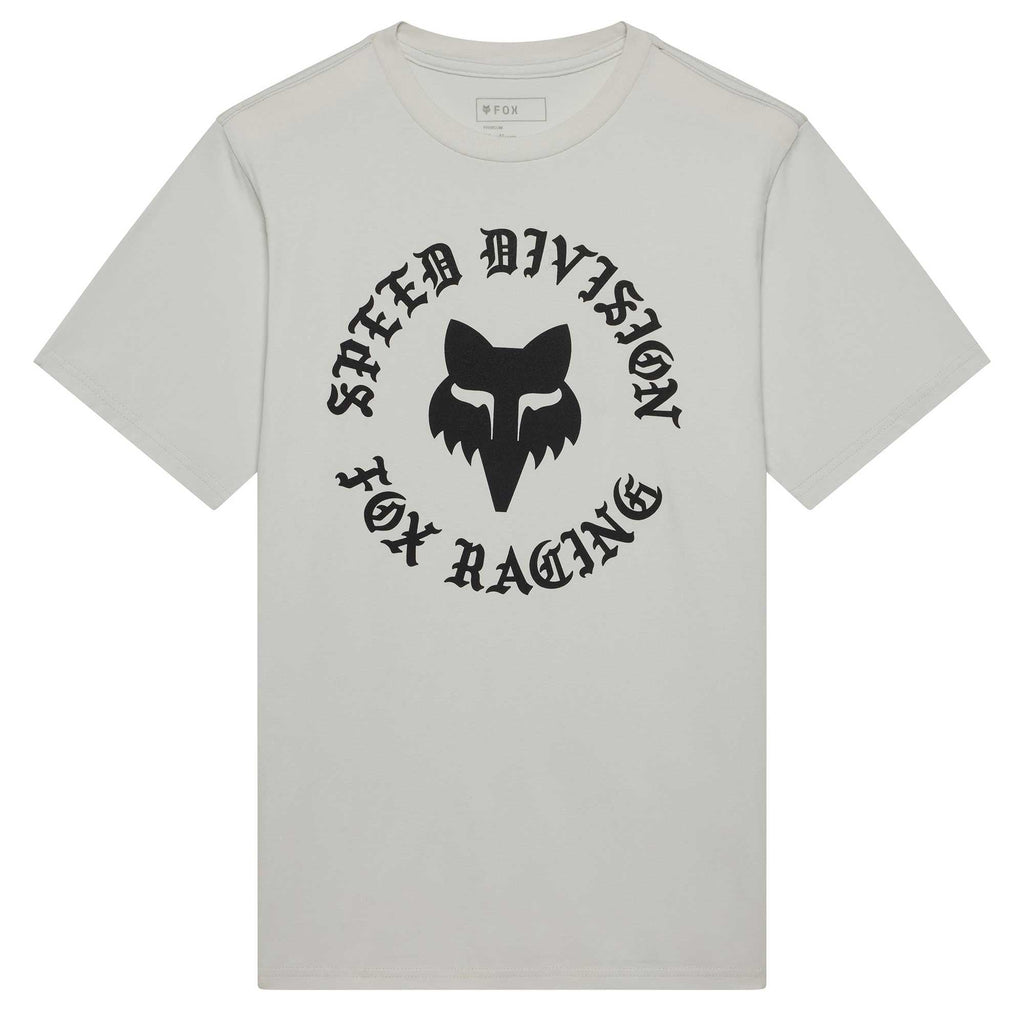FOX Racing Mens T-Shirt - BADGE 195 Original SS TEE (Light Grey)