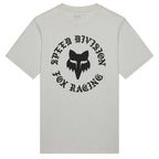 FOX Racing Mens T-Shirt - BADGE 195 Original SS TEE (Light Grey)