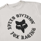 FOX Racing Mens T-Shirt - BADGE 195 Original SS TEE (Light Grey)
