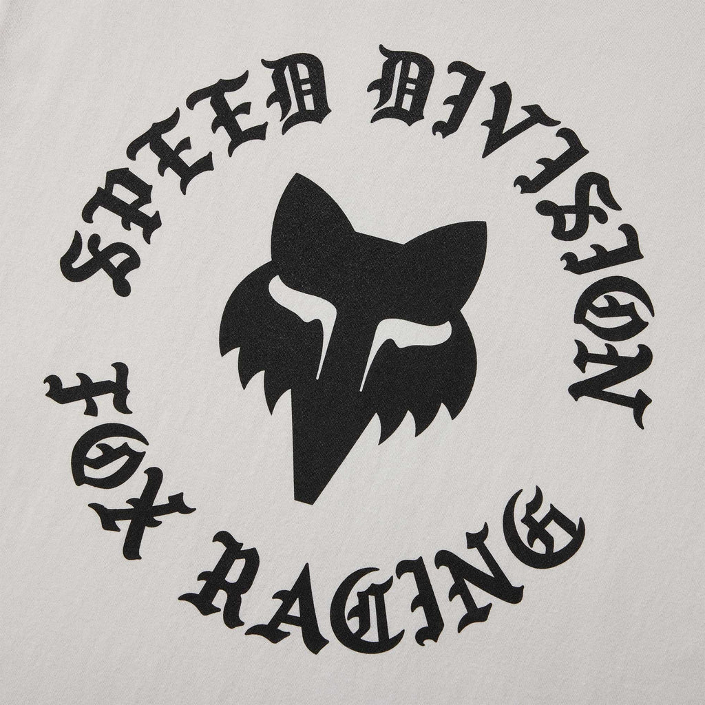 FOX Racing Mens T-Shirt - BADGE 195 Original SS TEE (Light Grey)