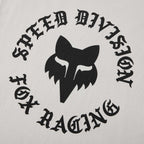 FOX Racing Mens T-Shirt - BADGE 195 Original SS TEE (Light Grey)