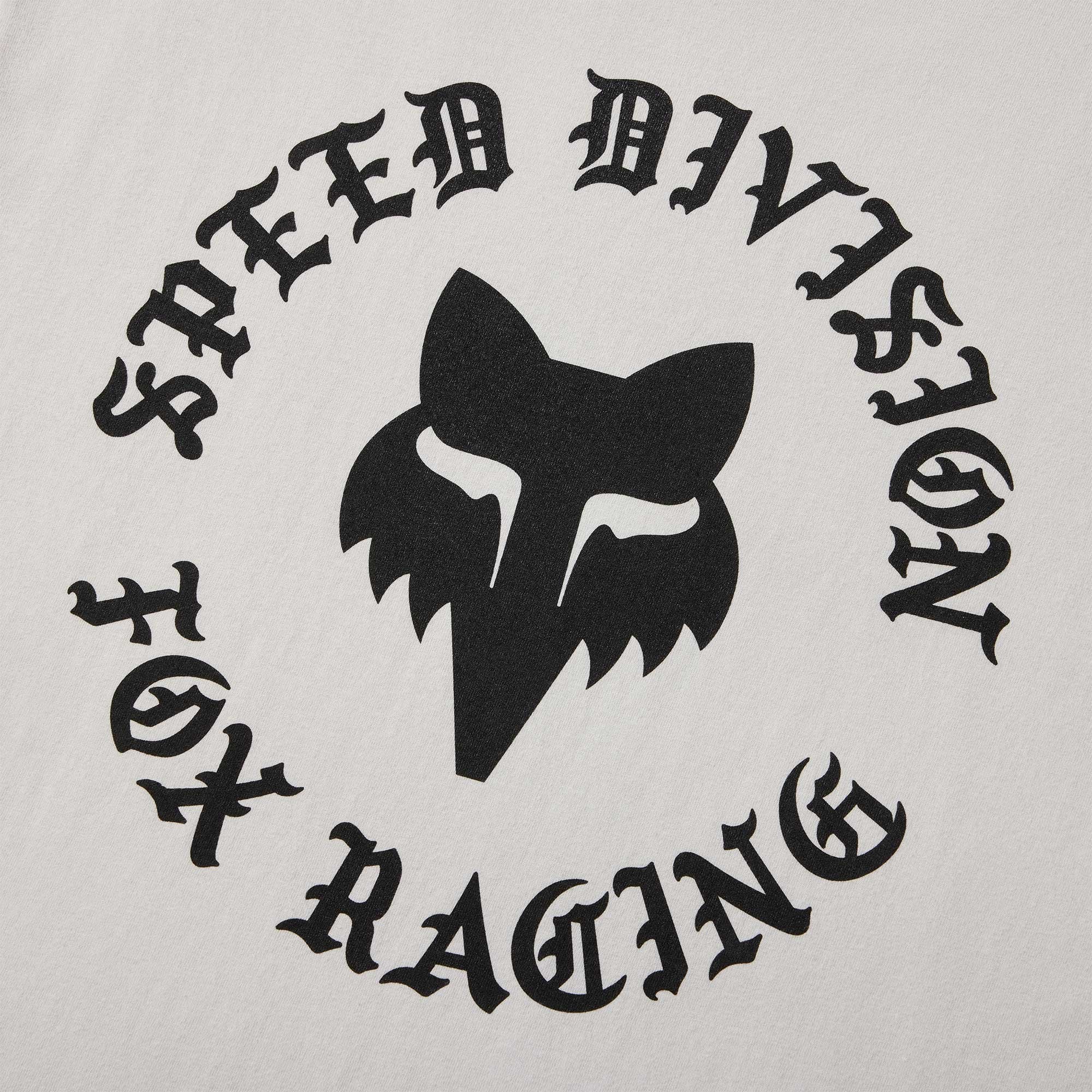 FOX Racing Mens T-Shirt - BADGE 195 Original SS TEE (Light Grey)