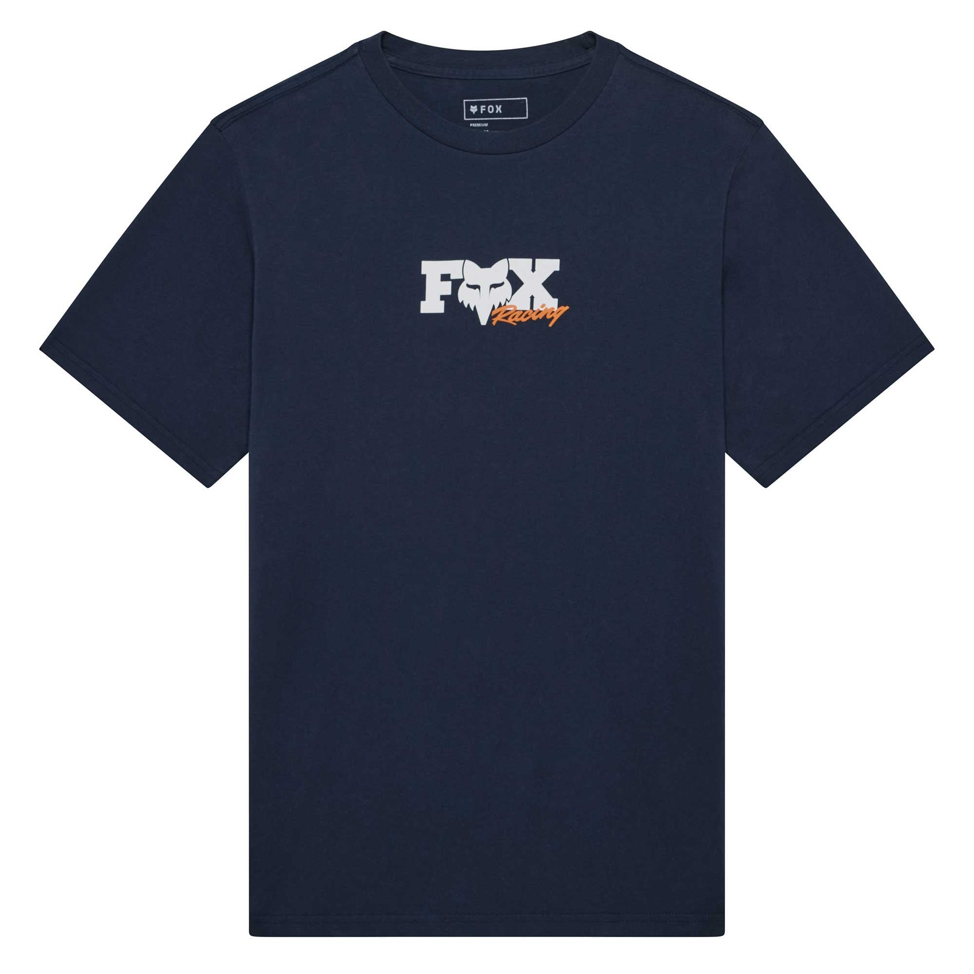 FOX Racing Mens T-Shirt - CHECKER 195 Original SS TEE (Midnight)