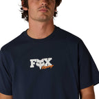 FOX Racing Mens T-Shirt - CHECKER 195 Original SS TEE (Midnight)