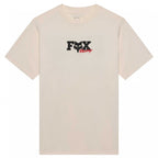 FOX Racing Mens T-Shirt - CHECKER 195 Original SS TEE (Off White)