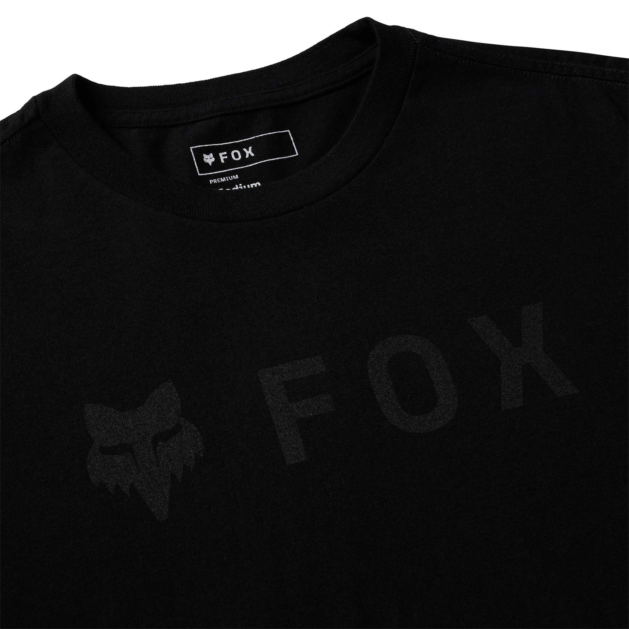 FOX Racing Mens T-Shirt - ABSOLUTE 195 Original SS TEE (Black/Black)