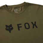 FOX Racing Mens T-Shirt - ABSOLUTE 195 Original SS TEE (Olive Green)