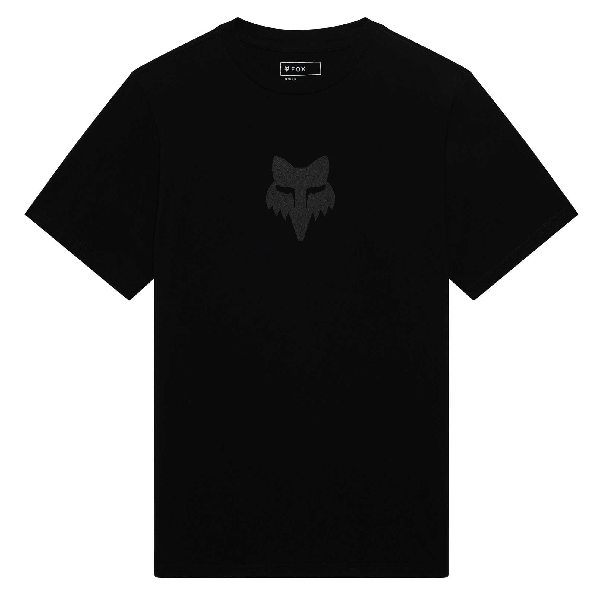 FOX Racing Mens T-Shirt - FOX HEAD 195 Original SS TEE (Black/Black)