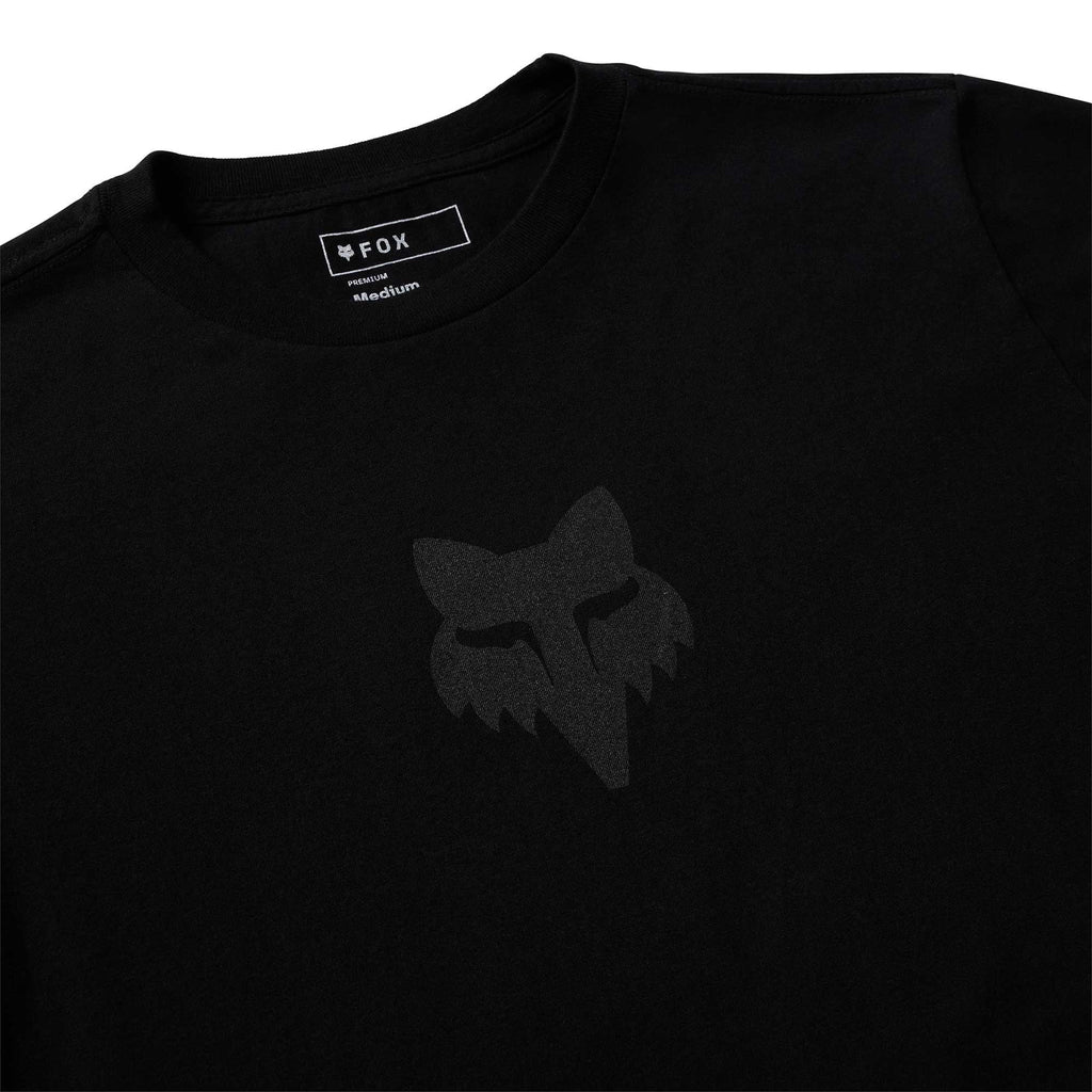 FOX Racing Mens T-Shirt - FOX HEAD 195 Original SS TEE (Black/Black)