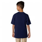 FOX Racing Youth T-Shirt - CHECKER SS TEE (Navy)