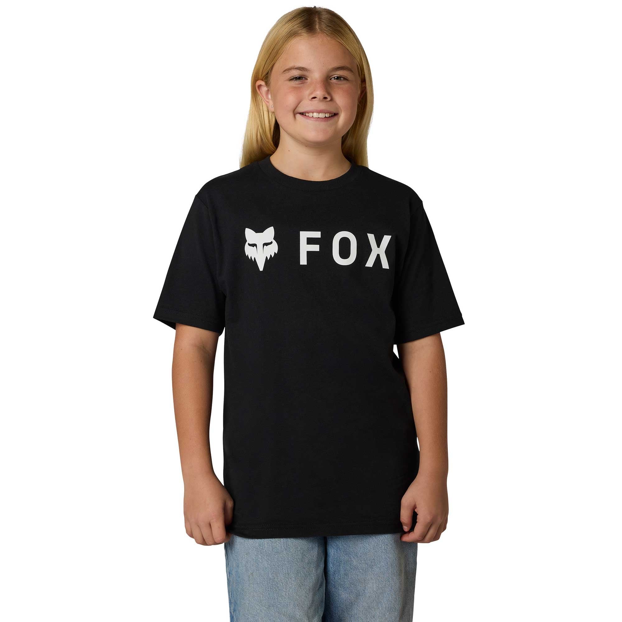 FOX Racing Youth T-Shirt - ABSOLUTE SS TEE (Ultra Black)