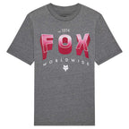 FOX Racing Youth T-Shirt - BLOCK SS TEE (Heather Dark Grey)