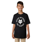 FOX Racing Youth T-Shirt - BADGE SS TEE (Ultra Black)