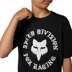 FOX Racing Youth T-Shirt - BADGE SS TEE (Ultra Black)
