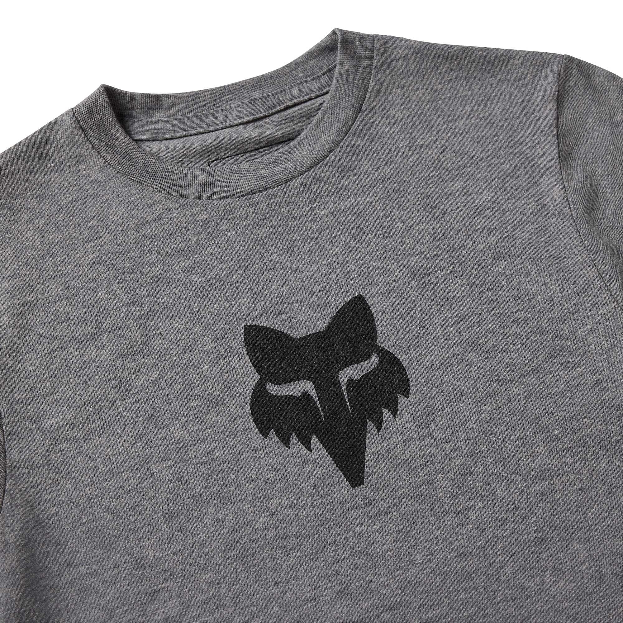 FOX Racing Youth T-Shirt - FOX HEAD SS TEE (Heather Dark Grey)