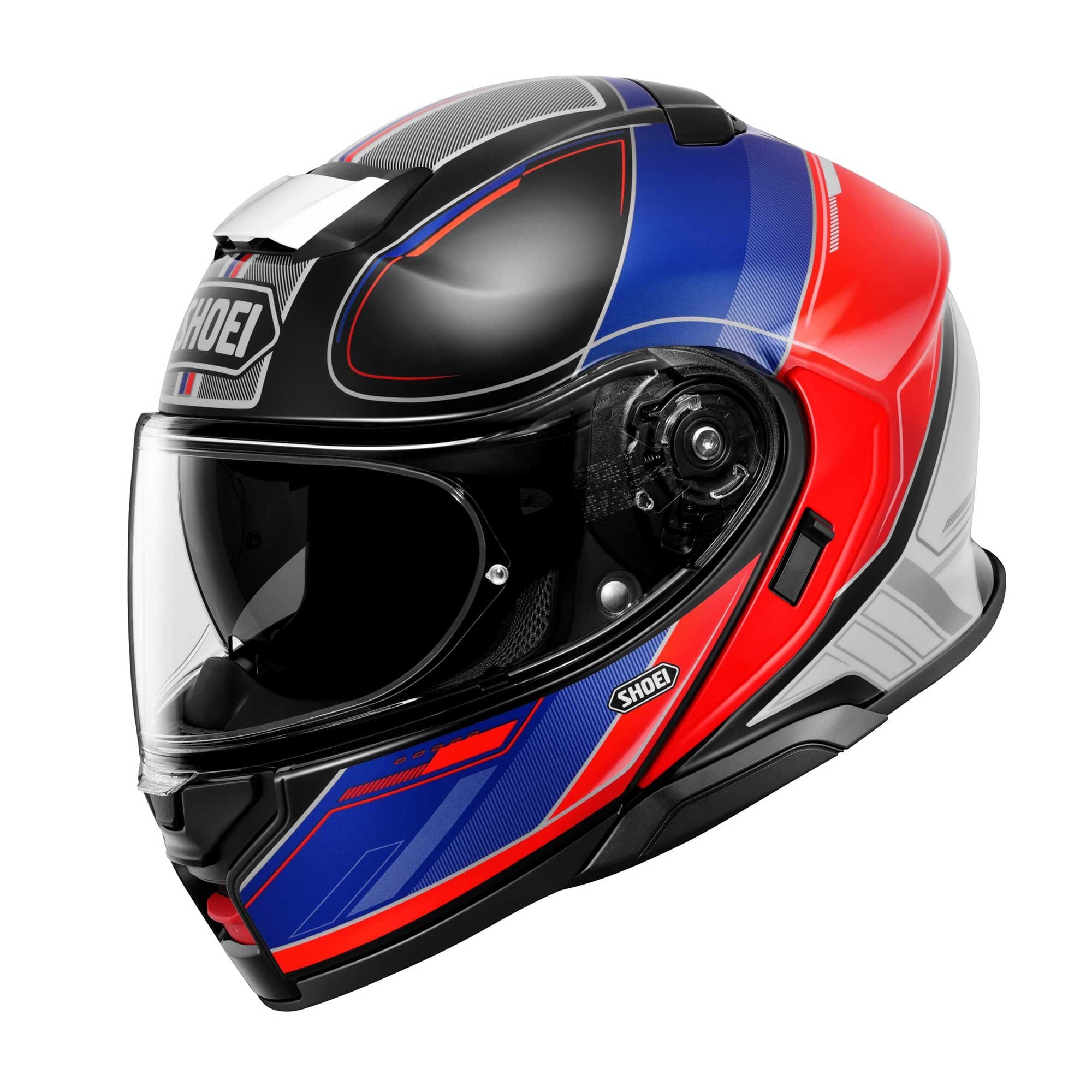 Shoei (2026) Helmet - Neotec 3 Sharpen TC-10 (Red/Blue)