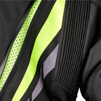 RST (SALE) Jacket, Textile - Paragon 7 CE (Black/Fluo Yellow)