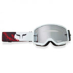 FOX Racing MX | MTB Goggles - MAIN V3 KAIROS (White/Fluo Red) Mirror Lens