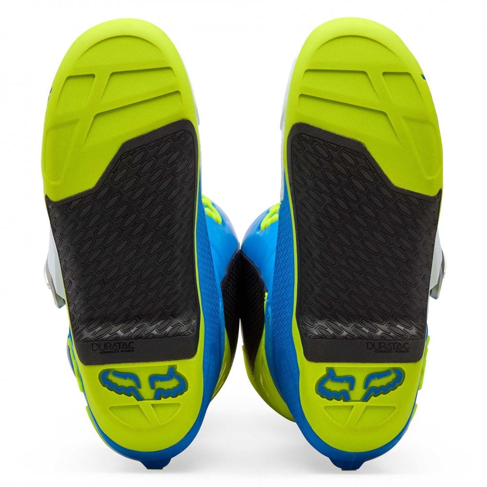 FOX Racing Motocross Boots - MOTION 2.0 (Blue/Yellow)