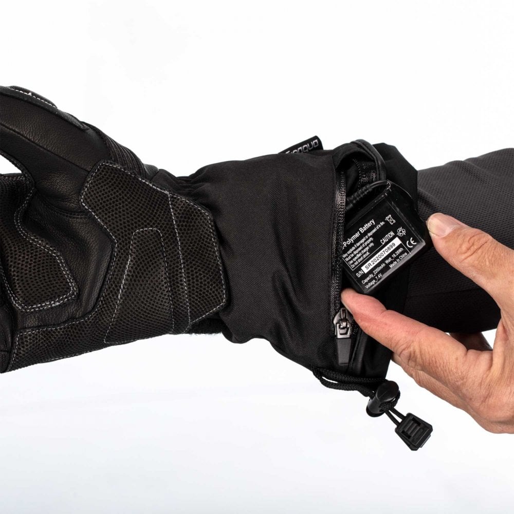RST Motorcycle Winter Gloves - Pro Series Paragon 6 Heated CE Waterproof (Black)