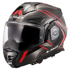 LS2 Motorcycle Touring Flip Over Helmet - FF901 Advant X - C Future (Red)