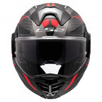 LS2 Motorcycle Touring Flip Over Helmet - FF901 Advant X - C Future (Red)