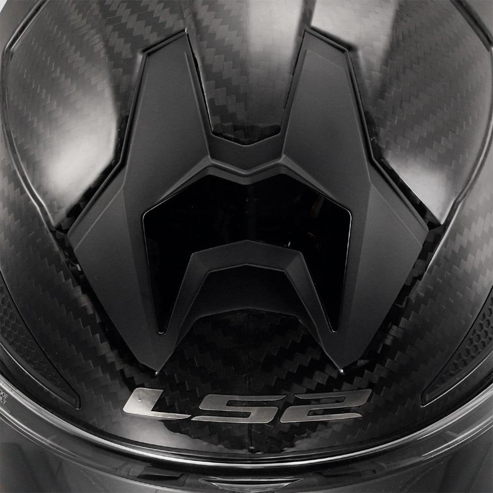LS2 Motorcycle Touring Flip Over Helmet - FF901 Advant X Solid (Carbon)