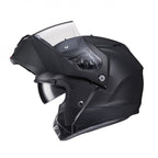 HJC Motorcycle Flip Up Helmet - C91N Plain (Matt Black)