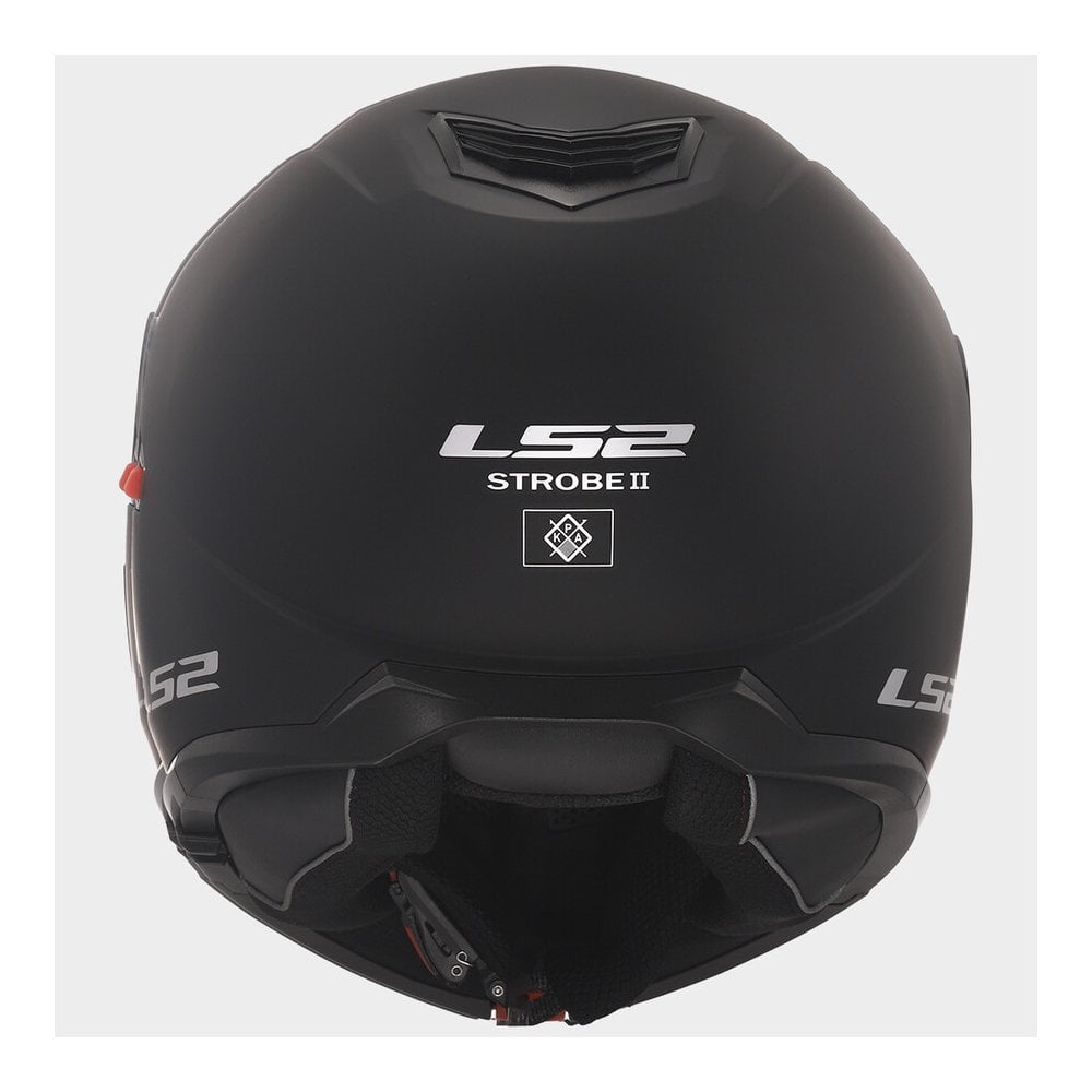 LS2 Motorcycle Flip Up Helmet - FF908 Strobe II (Matt Black)