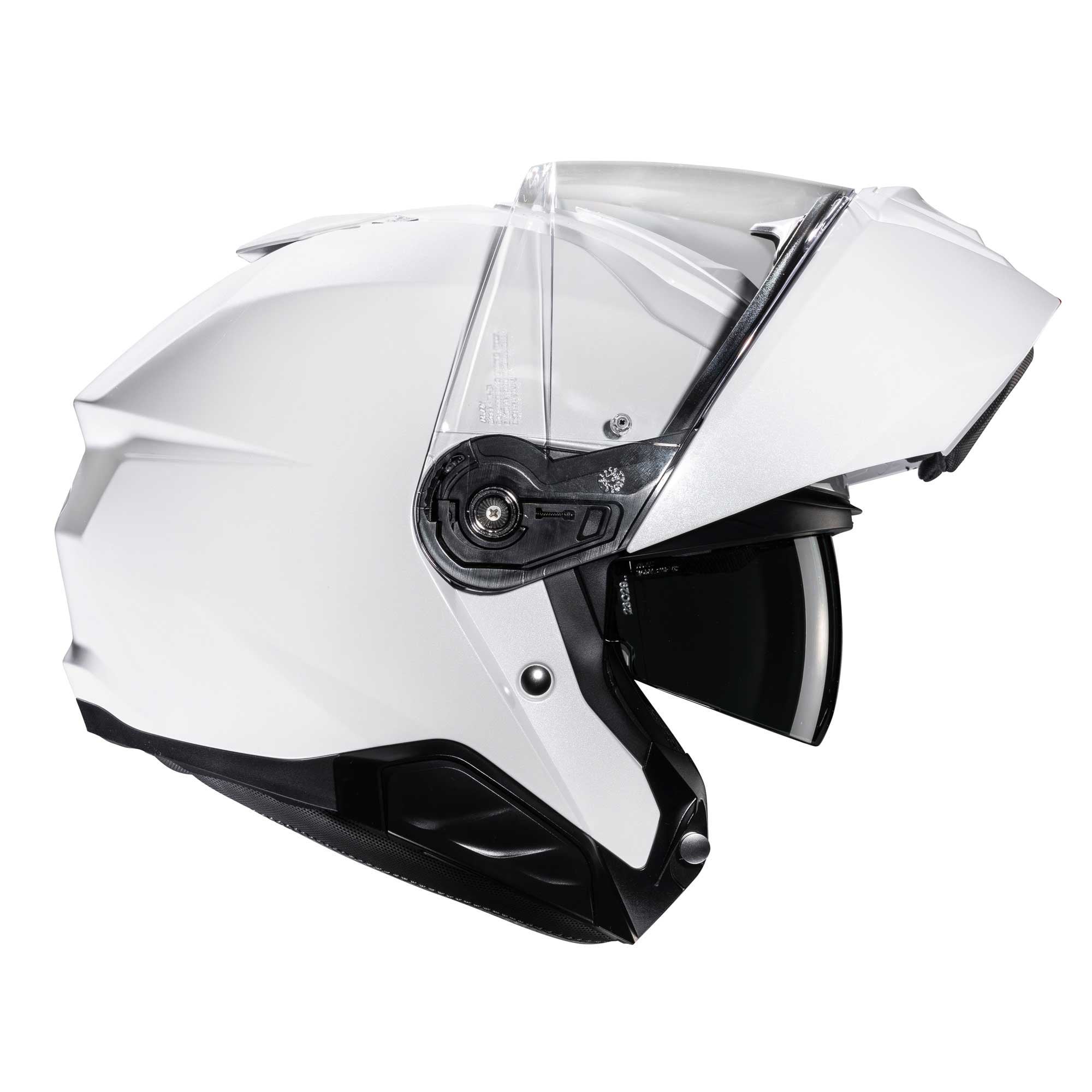 HJC Motorcycle Flip Up Helmet - I91 Plain (Gloss White)