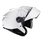 HJC Motorcycle Flip Up Helmet - I91 Plain (Gloss White)