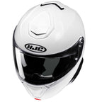HJC Motorcycle Flip Up Helmet - I91 Plain (Gloss White)