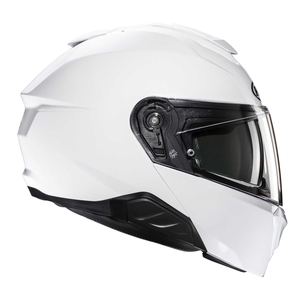 HJC Motorcycle Flip Up Helmet - I91 Plain (Gloss White)