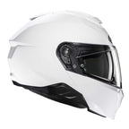 HJC Motorcycle Flip Up Helmet - I91 Plain (Gloss White)