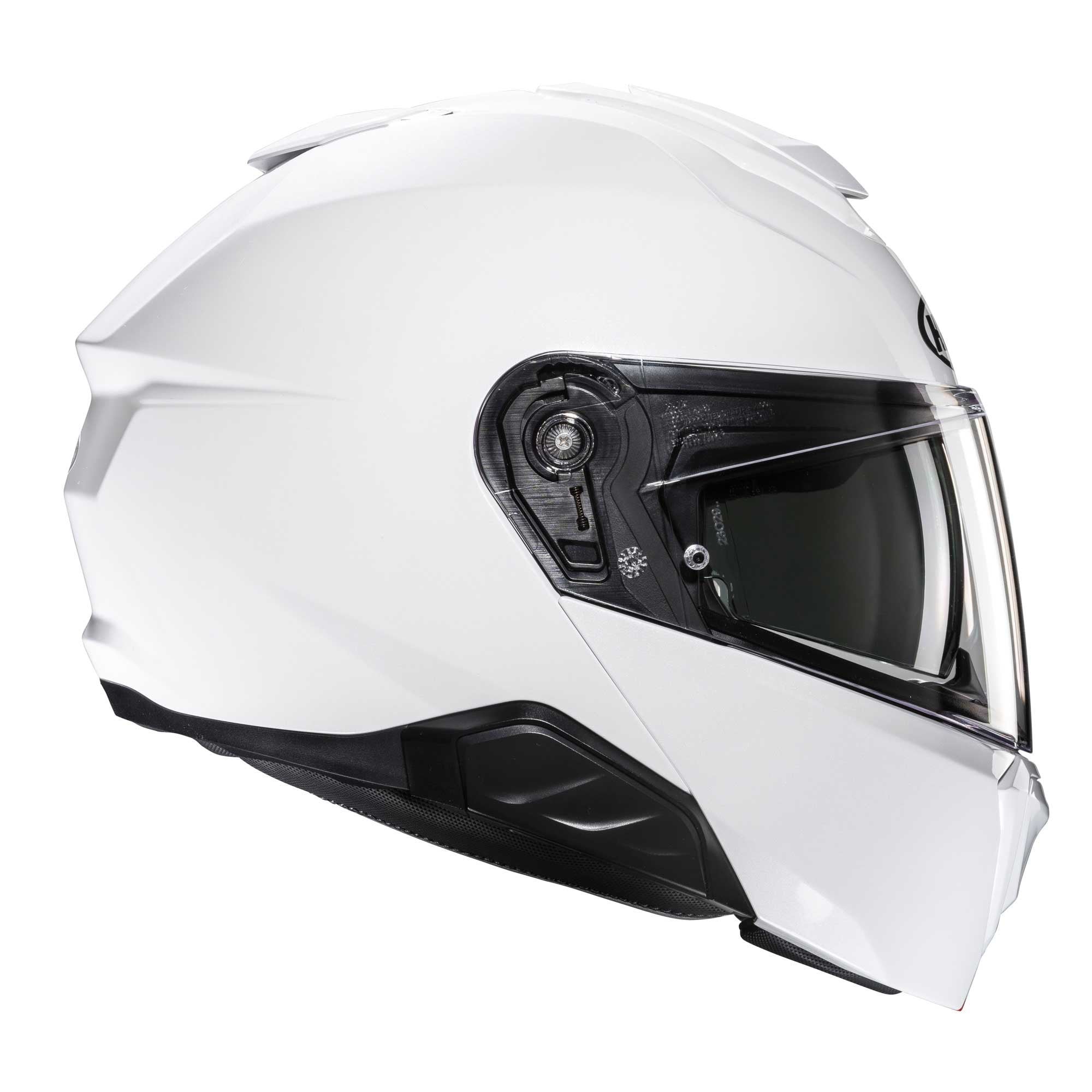 HJC Motorcycle Flip Up Helmet - I91 Plain (Gloss White)